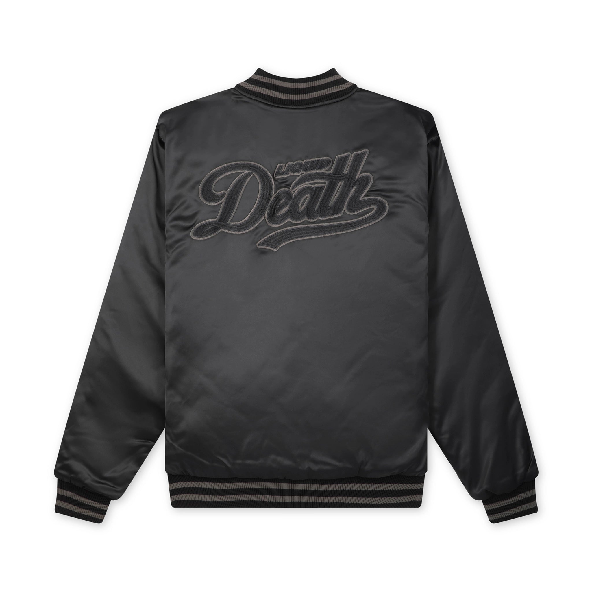 Alternative view of Team Death Satin Bomber Jacket