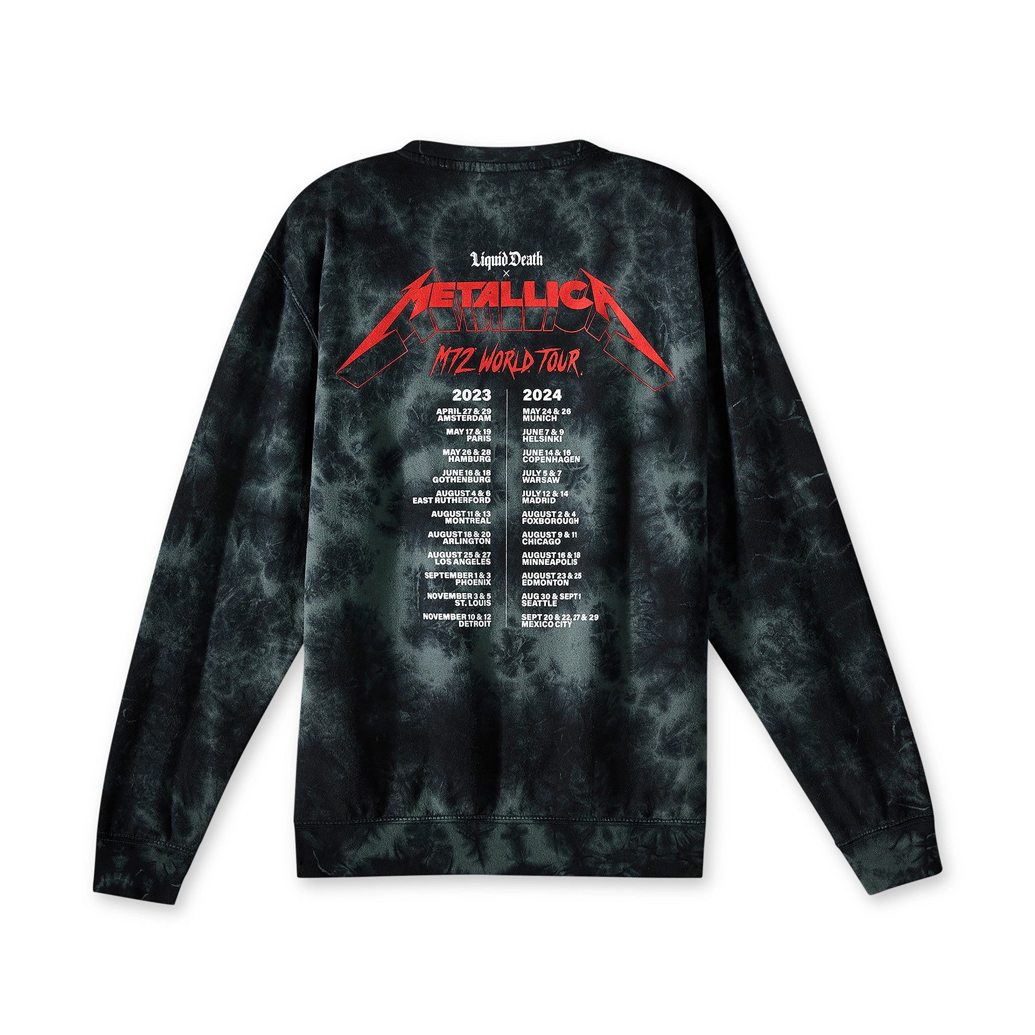 Alternative view of Liquid Death x Metallica Tour Sweatshirt