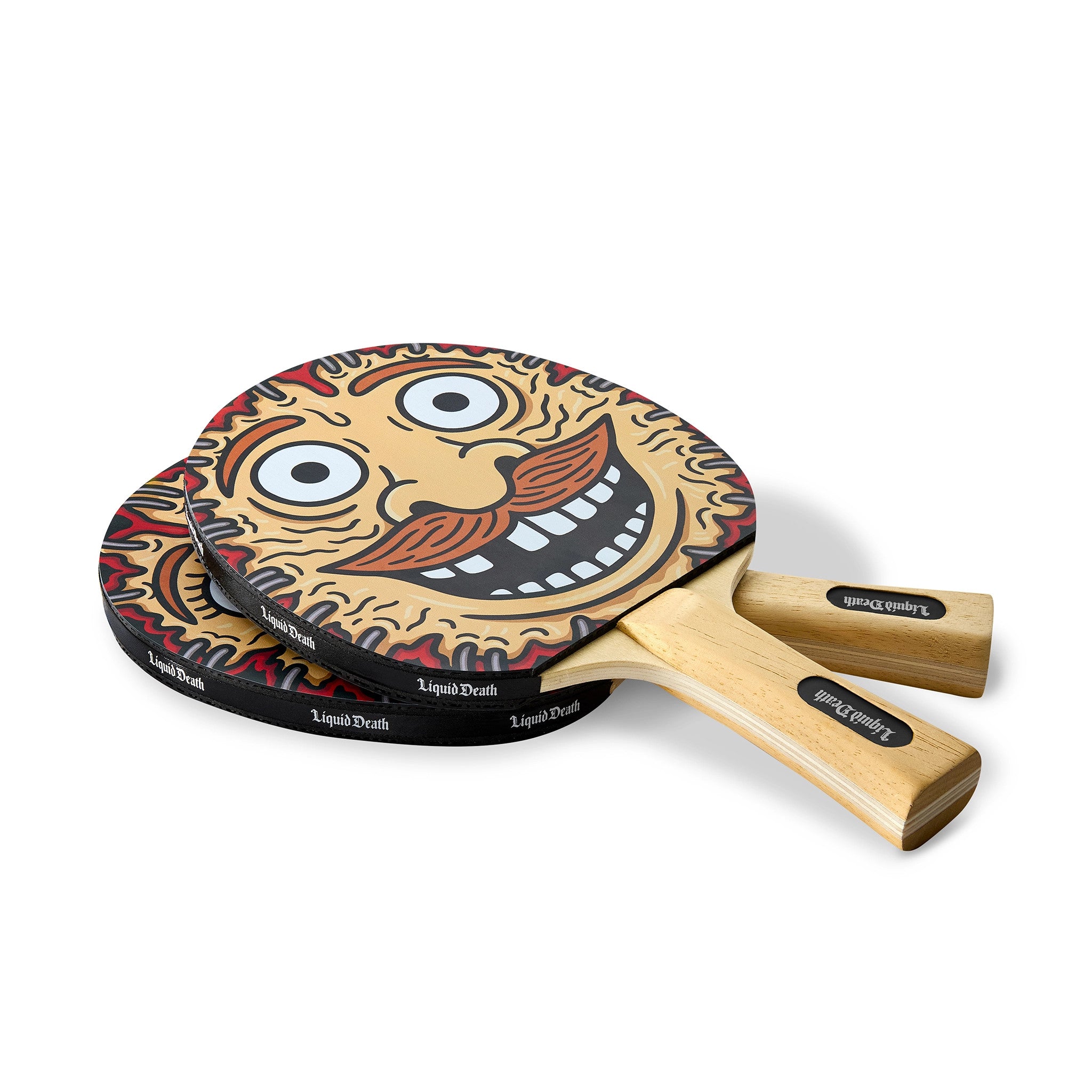 Alternative view of Faceoff Ping Pong Paddles